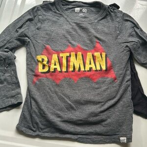 Batman tee with Velcro cape